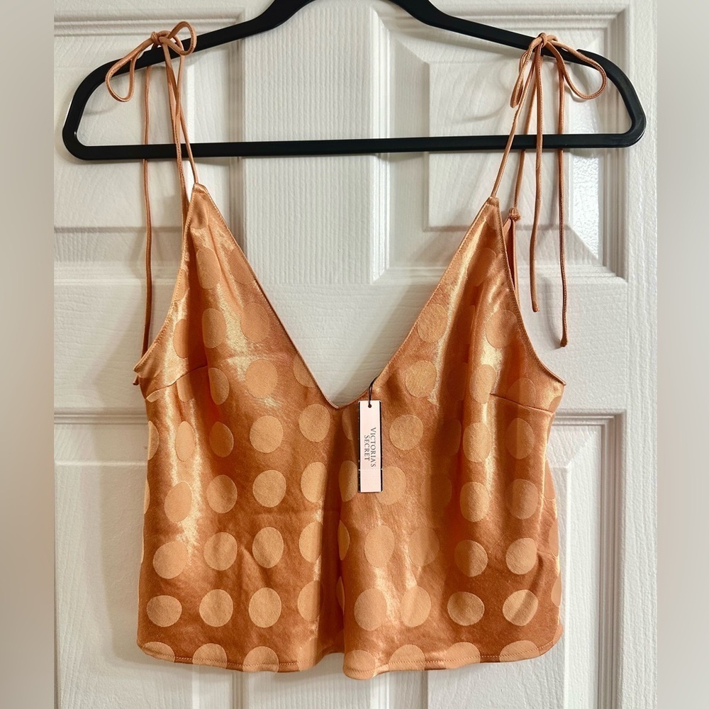 Victoria's Secret Polka Dot Top NWT XS - Picture 1 of 5
